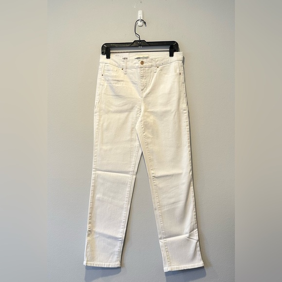 - Ella Moss Ladies' Straight Mid-Rise Ankle Jeans, White - Picture 4 of 11